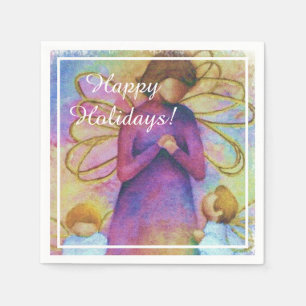 Christmas Angels Party Napkin