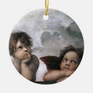 Christmas Angels Raphael Ceramic Tree Decoration