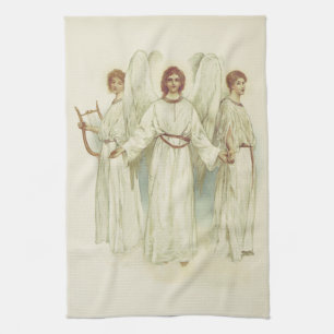 "CHRISTMAS ANGELS" TEA TOWEL