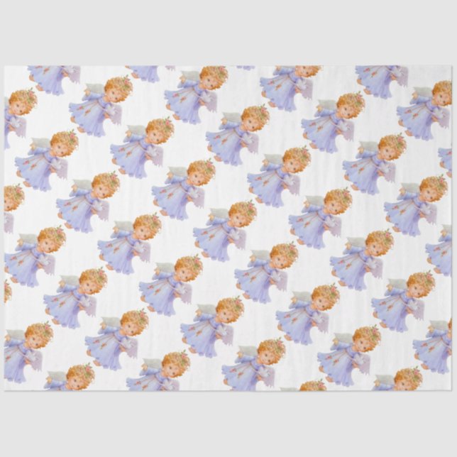 Christmas Angels Tissue Paper (Front)