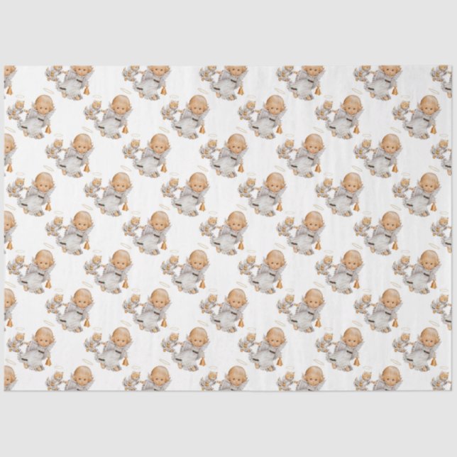 Christmas Angels Tissue Paper (Front)