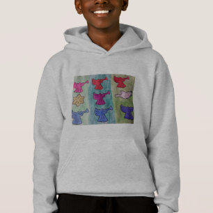 Christmas Angels With Trumpets Hoodie