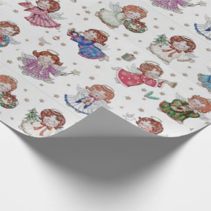 Christmas Angels Wrapping Paper