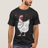 Christmas Animal Chicken Xmas Farmer