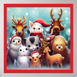 Christmas Animals 2 Poster