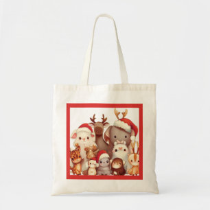 Christmas Animals 3 Tote Bag
