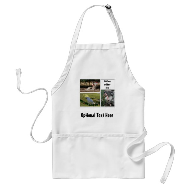 Christmas Animals Aussie Style - Personalizable Standard Apron (Front)