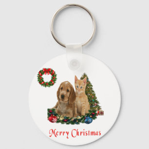 Christmas Animals Key Ring