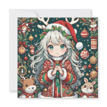 Christmas Anime girl