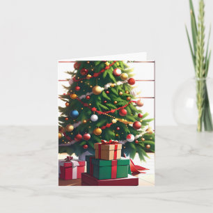 Christmas Anime K - AI Card