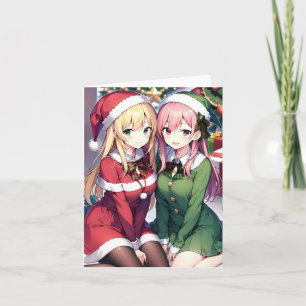 Christmas Anime L - AI Card