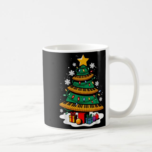 Christmas Ano Player Xmas Tree Funny Music Lover S Coffee Mug (Right)