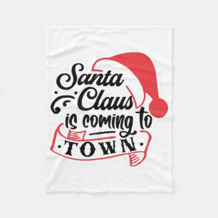 Christmas Approaching Fleece Blanket