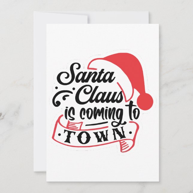 Christmas Approaching  Invitation (Front)