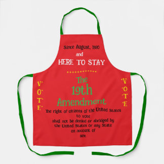 Christmas Apron For Feminists 19th Amendment