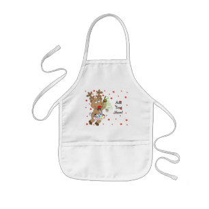 Christmas Apron for Kids Personalise