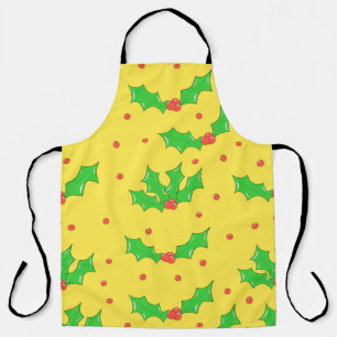 Christmas apron print