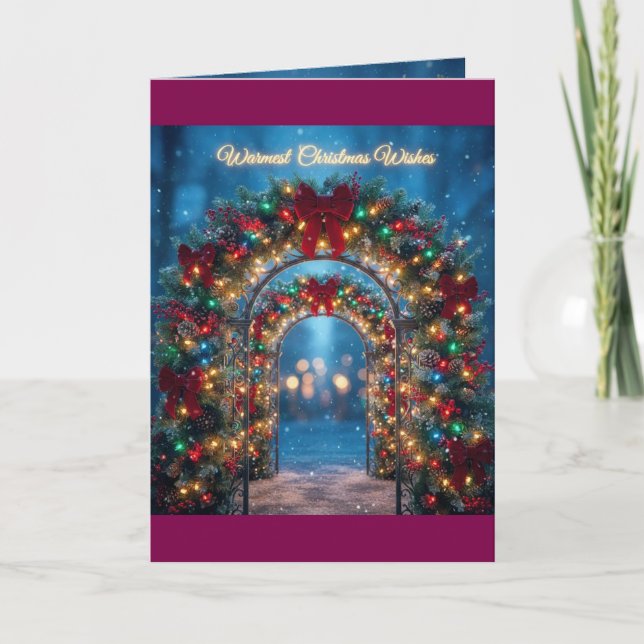 Christmas Archway Card (Front)