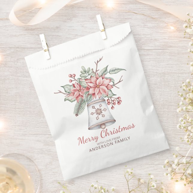 Christmas Arrangement and Bell Favour Bags (Clipped)