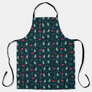 Christmas Art Plant Art One Little Christmas Tree Apron