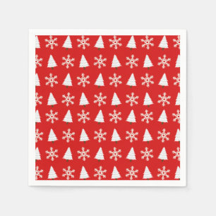 Christmas Art Plant Art One Little Christmas Tree Napkin