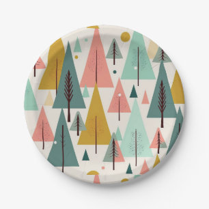 Christmas Art Plant Art One Little Christmas Tree  Paper Plate