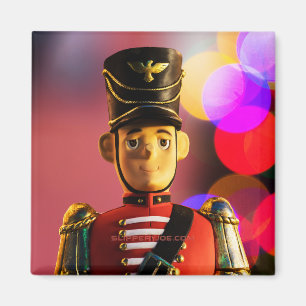 Christmas artistic toy soldier SlipperyJoe gay pri Magnet