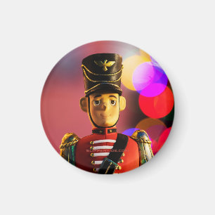 Christmas artistic toy soldier SlipperyJoe gay pri Magnet