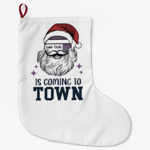 Christmas Assistant RN Nurse Santa Xmas Large Christmas Stocking