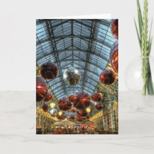 Christmas at Covent Garden, London Holiday Card