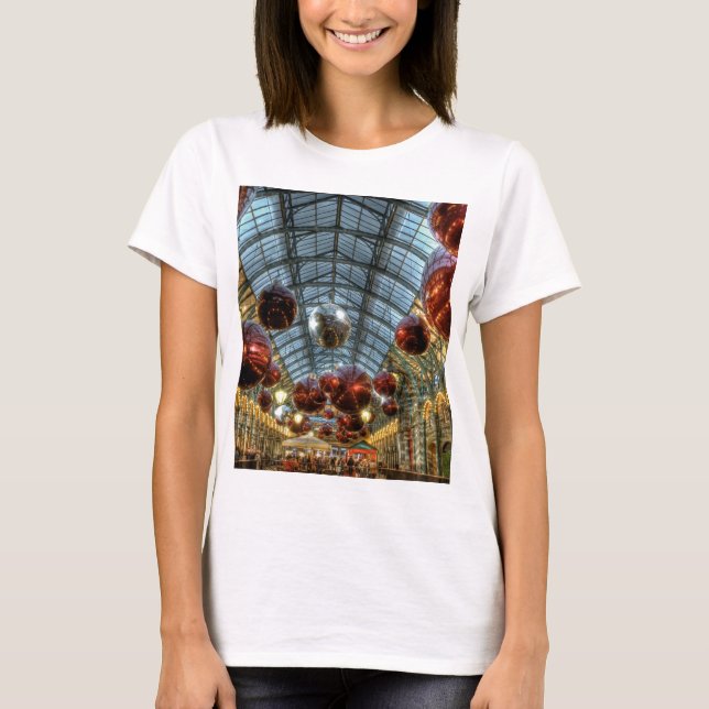 Christmas at Covent Garden, London T-Shirt (Front)