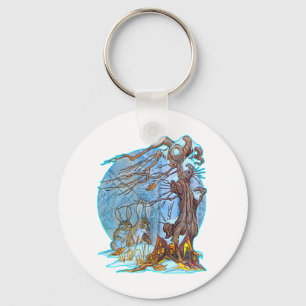 Christmas at Elf Hall Key Chain