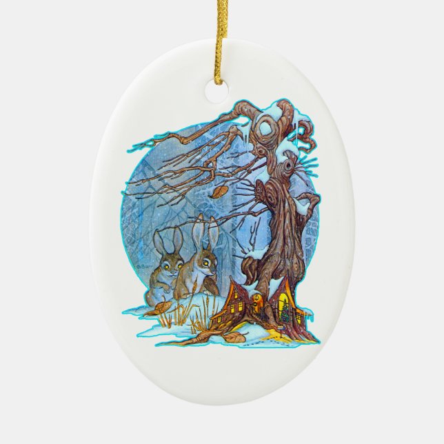 Christmas at Elf Hall Ornament (Front)