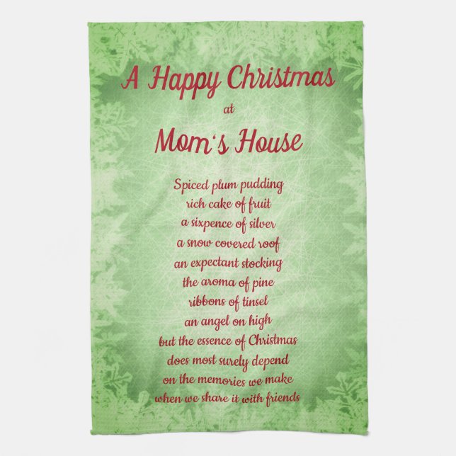 Christmas at Great Mum's House Kitchen Towels (Vertical)