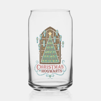 Christmas at HOGWARTS™ Cookie Graphic Can Glass