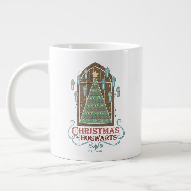 Christmas at HOGWARTS™ Cookie Graphic Large Coffee Mug (Left)