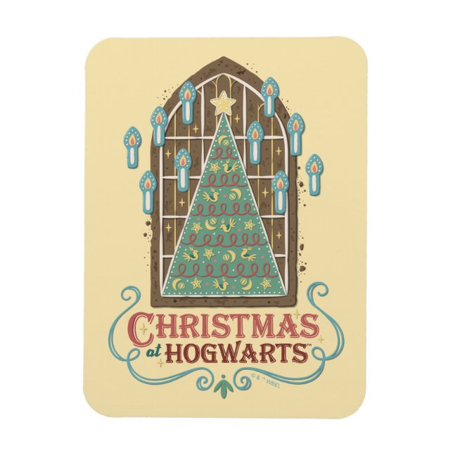 Christmas at HOGWARTS™ Cookie Graphic Magnet (Vertical)