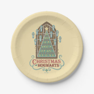 Christmas at HOGWARTS™ Cookie Graphic Paper Plate