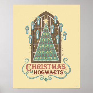 Christmas at HOGWARTS™ Cookie Graphic Poster