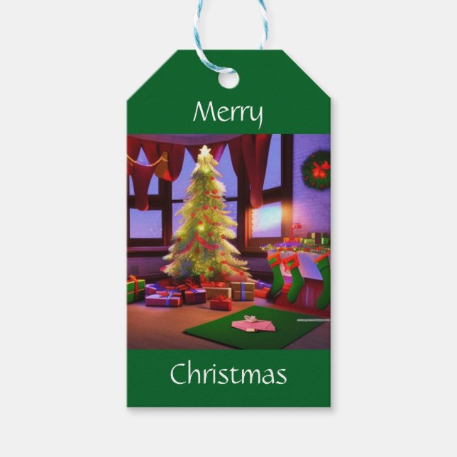 Christmas At Home Gift Tags (Front)