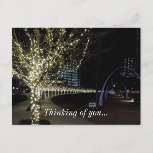Christmas At Klyde Warren Park Holiday Postcard