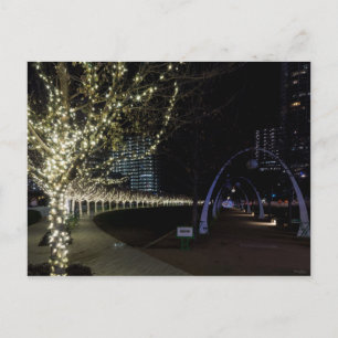 Christmas At Klyde Warren Park Holiday Postcard