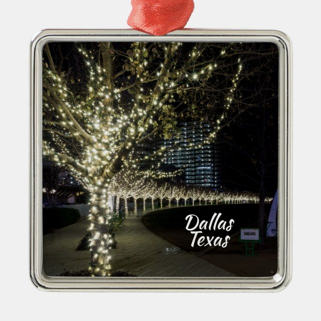 Christmas At Klyde Warren Park Ornament (Front)