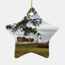 Christmas at Nobska Lighthouse Cape Cod Gifts