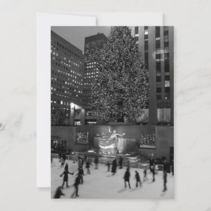 Christmas at Rockefeller Blank Invitation