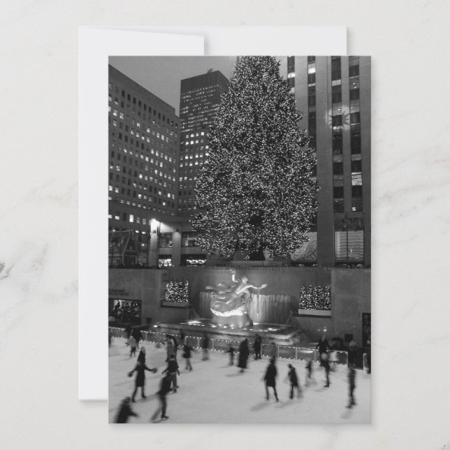 Christmas at Rockefeller | Blank Invitation (Front)