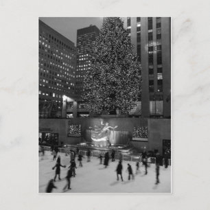 Christmas at Rockefeller Center   New York City Postcard