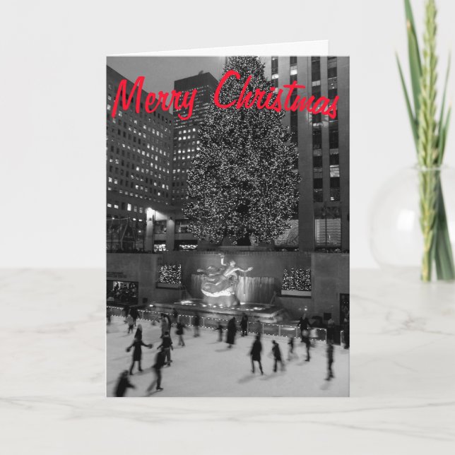 Christmas at Rockefeller | Joy & Happiness Card (Front)