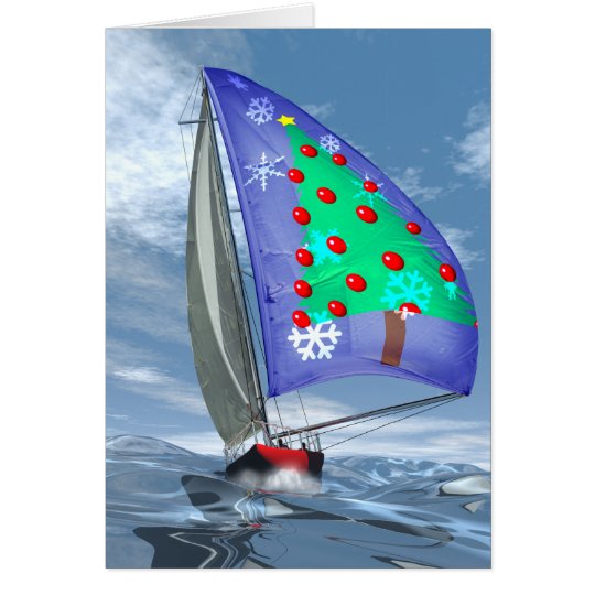 Christmas at sea card