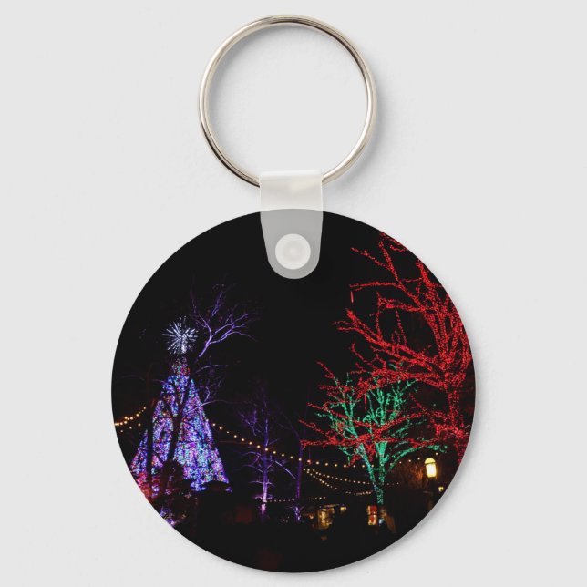 Christmas at Silver Dollar City Key Ring (Front)